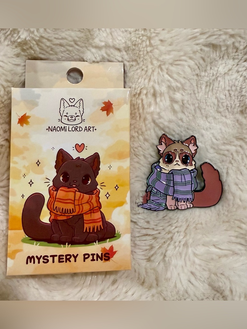 Naomi Lord Art Animals with Scarves Blind Box Enamel Pin - BoxLunch Exclusive